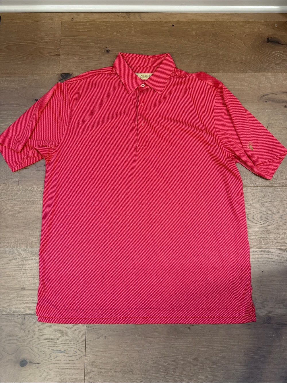 Men's Hot Pink Performance Polo Shirt